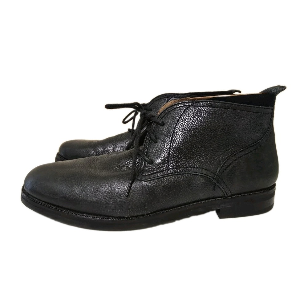 COLE HAAN Mens Black Leather Chukka Boot Size 11 Lace Up